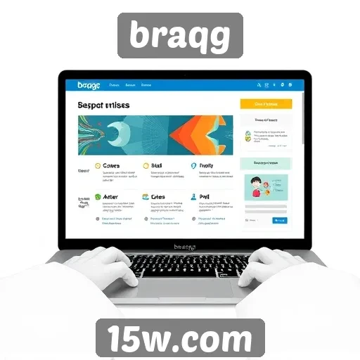 Análise da interface do usuário no site braqg